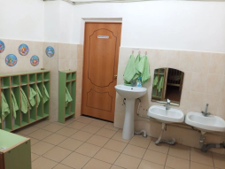 Туалетная комната - умывальная зона (раковины)